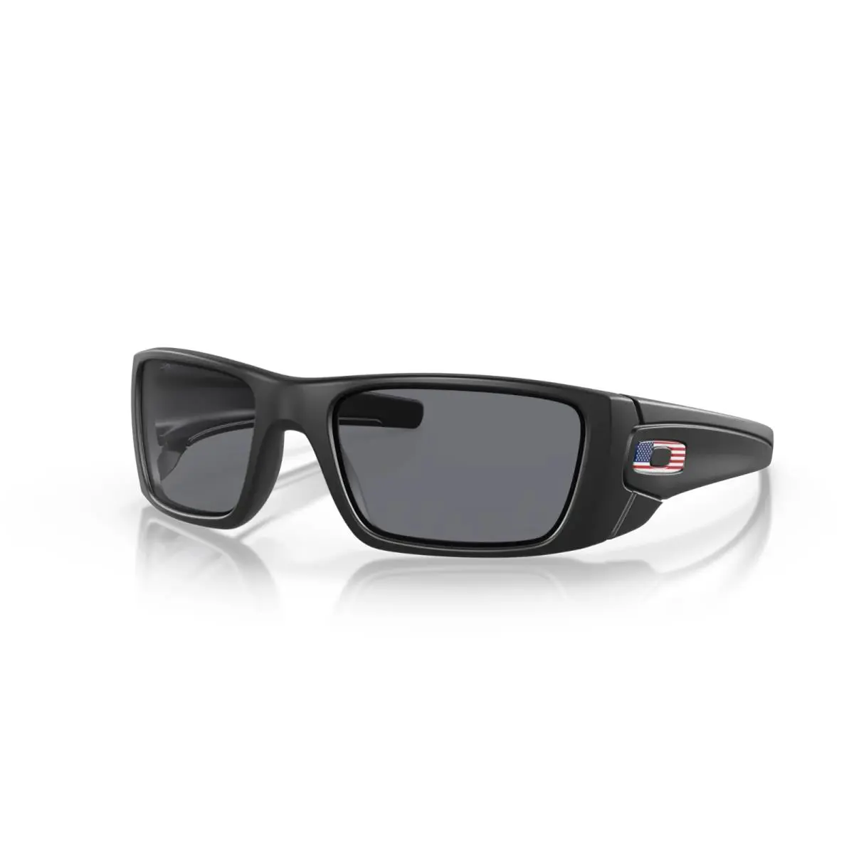Oakley SI Fuel Cell Matte Black Usa Flag Grey Tactical Sunglass 9096-38 - Frame: Matte Black, Lens: Grey Tactical Anti- Reflective