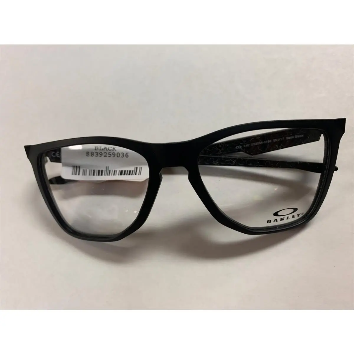 Cut OX8058 0156 Eyeglasses Satin Black Frame Demo Lens 56-17-140 by Oakley