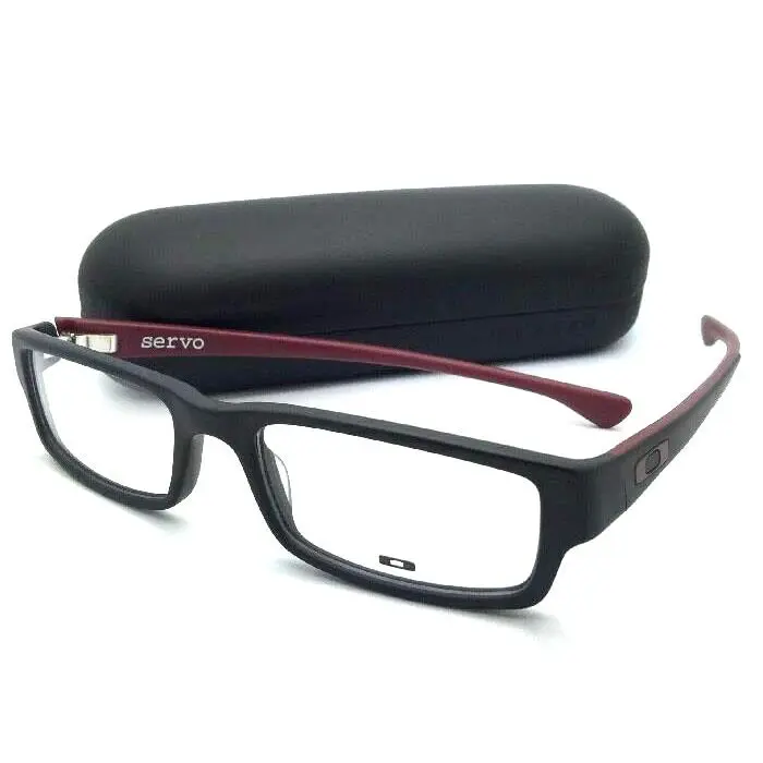 Eyeglasses Servo OX1066-0453 53-18 140 Black Brick Red Frame by Oakley