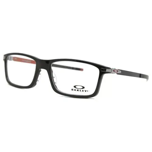 Oakley OX8050-1555 Pitchman Shiny Black 55/18/140 Eyeglasses - Frame: Shiny Black