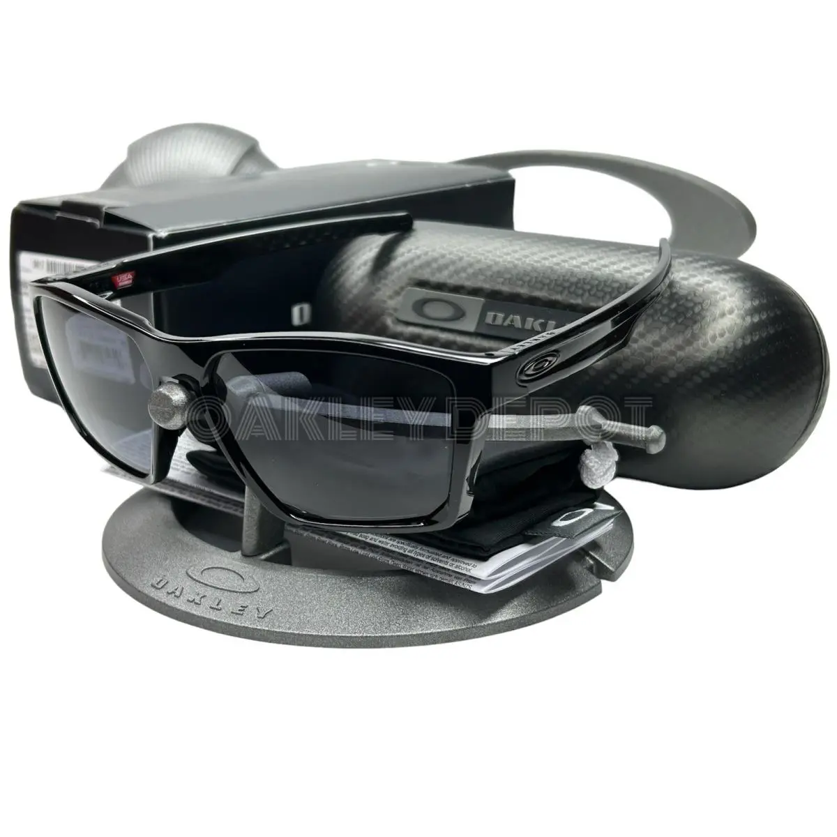 Targetline 009397 Polished Black/grey Sunglasses by Oakley