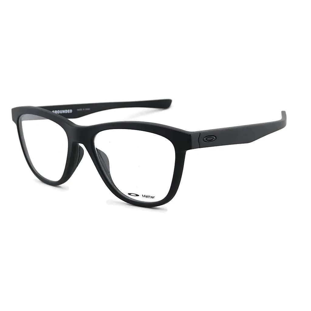 Grounded Eyeglasses OX8070 0653 - Satin Black / Clear Demo Lens by Oakley