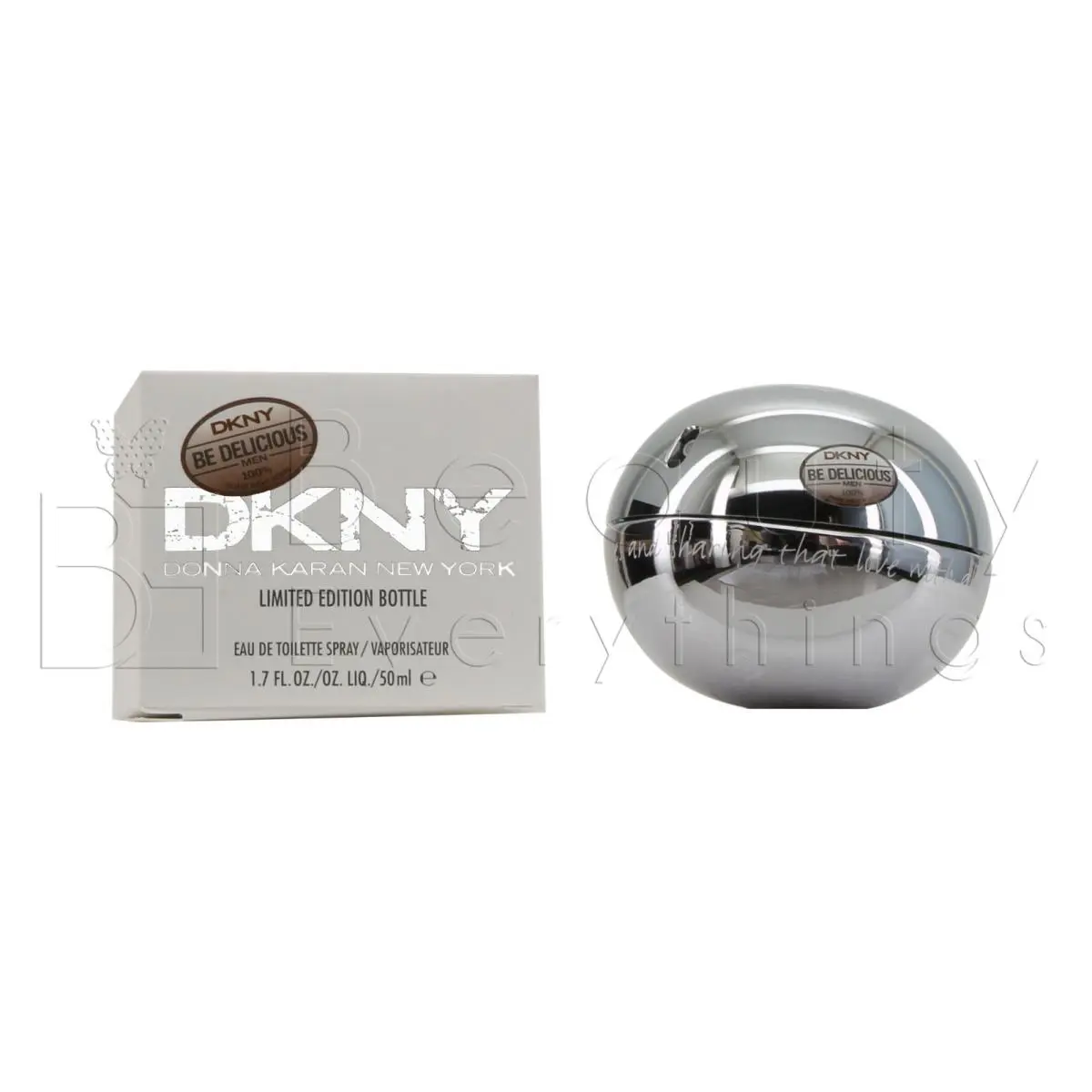 Dkny Be Delicious Limited Edition Bottle 1.7oz / 50ml Edt Spray For Men Rare