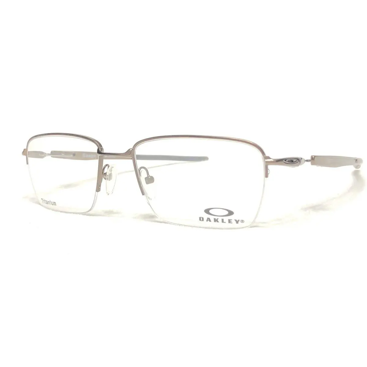 Oakley Gauge 3.2 Blade OX5128-0254 Mens Pewter Half Rim Eyeglasses Frames 54