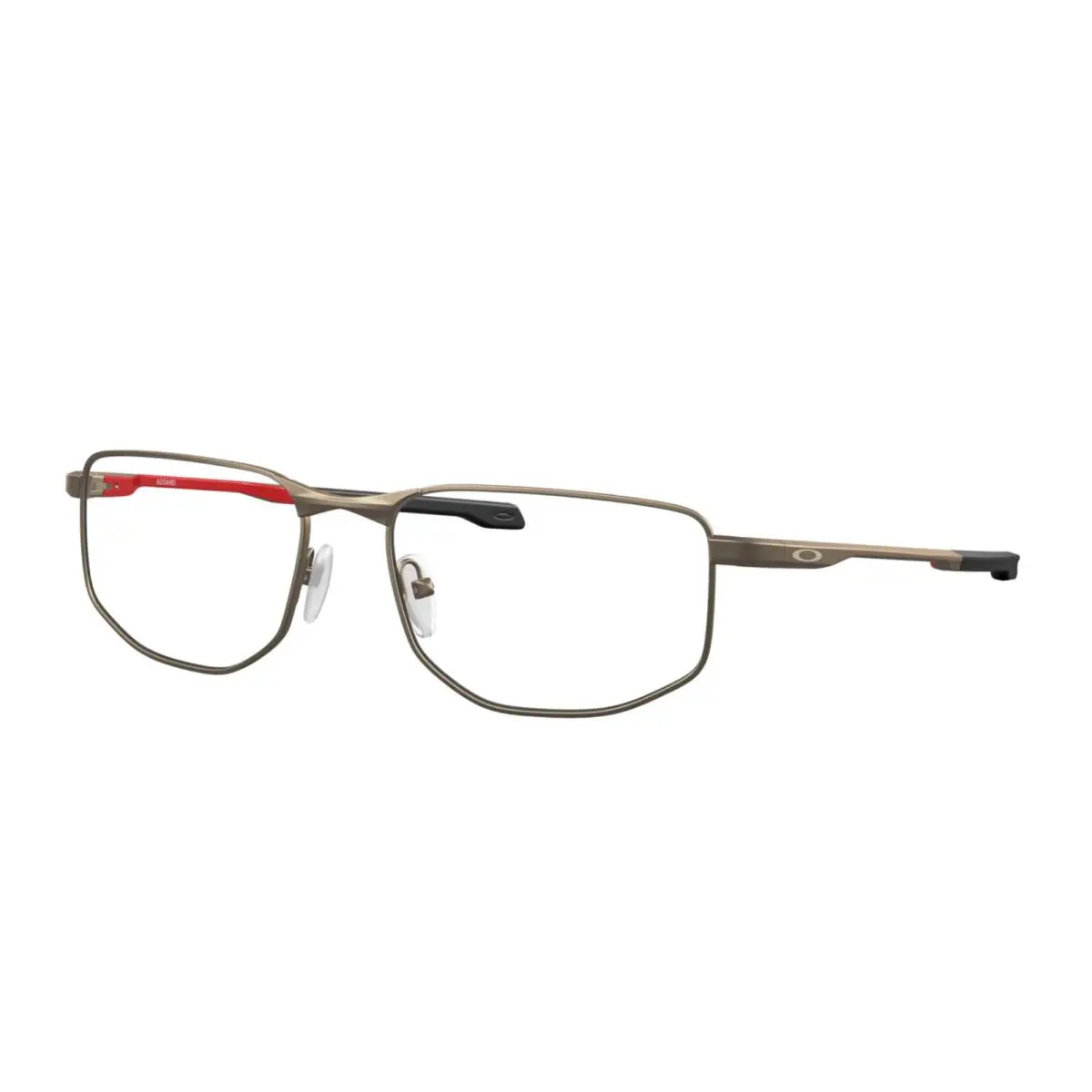Rx-able Addams Eyeglasses OX3012-0256 56-17 140 Pewter Red Frames by Oakley