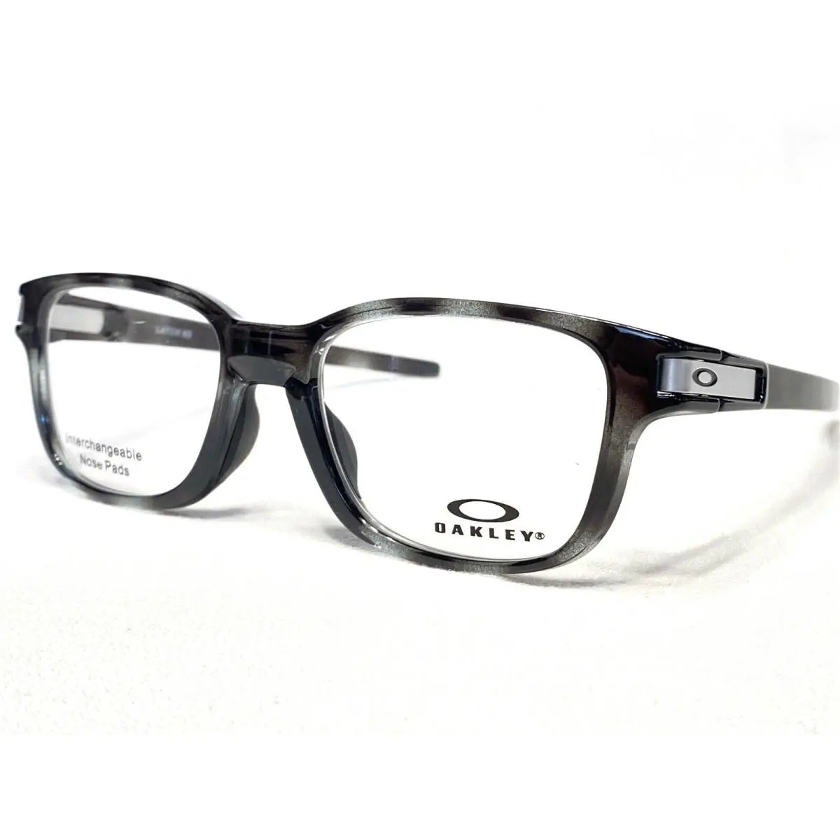 Oakley Latch SS OX8114-0350 Polished Grey Tortoise Eyeglasses Frames 50/17