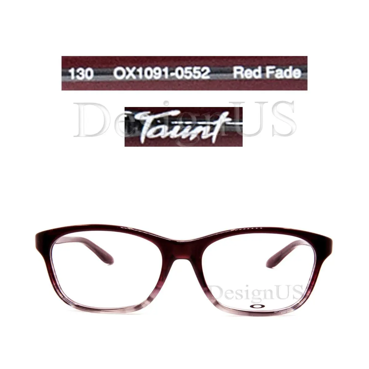 Taunt OX1091-0552 Red Fade 52/16/130 Eyeglasses by Oakley