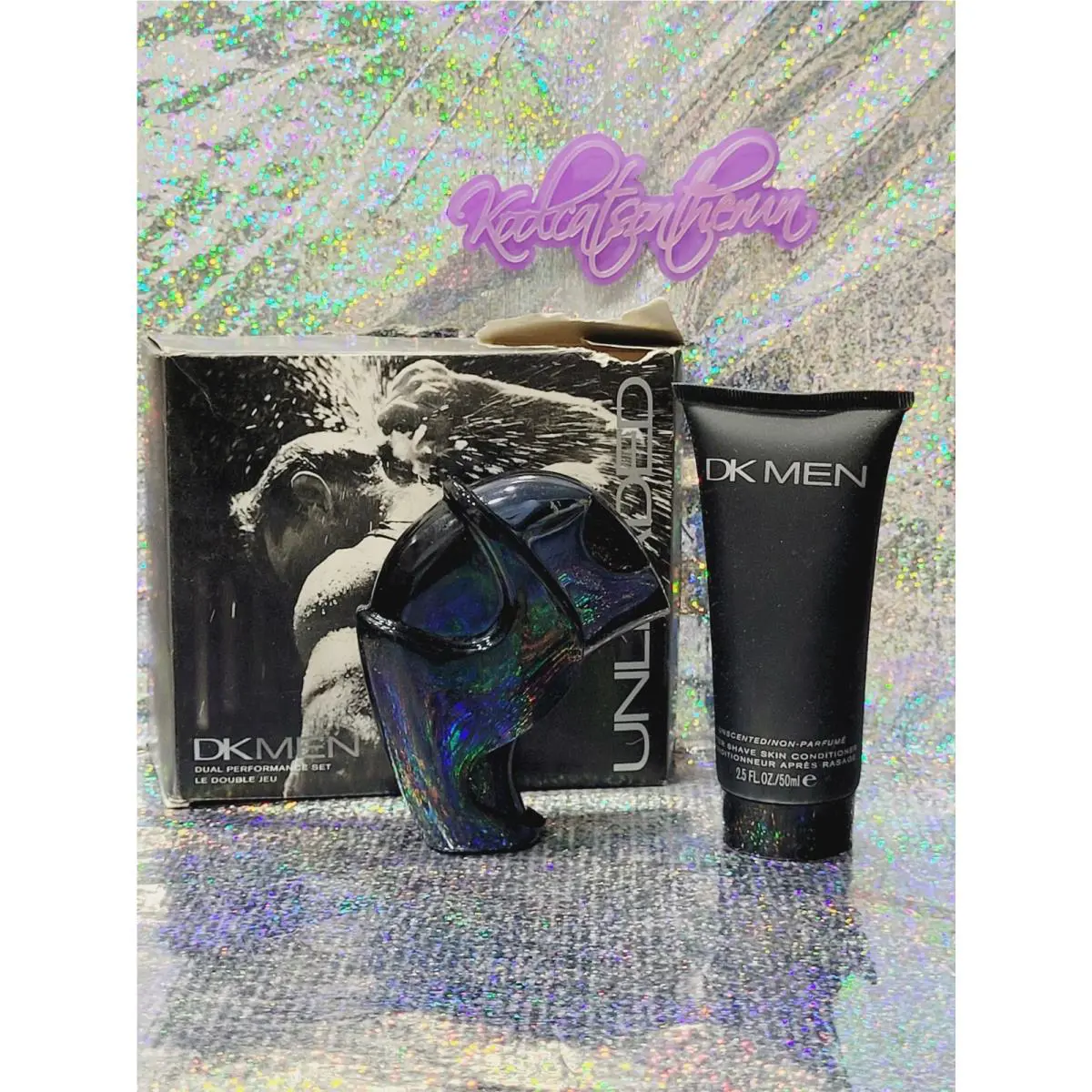DK Men Unleaded By Donna Karan 1.7 oz Bracing Skin Spray + 2.5 oz After Shave