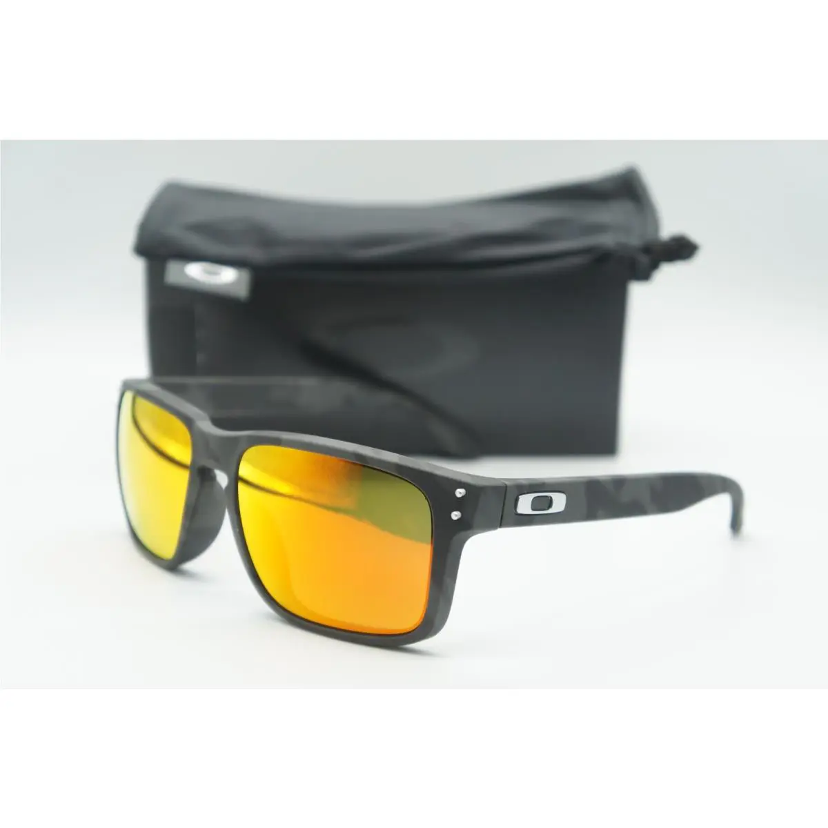 Oakley OO 9244-5656 Black Camo Polarized Sunglasses Frame RX 56-17