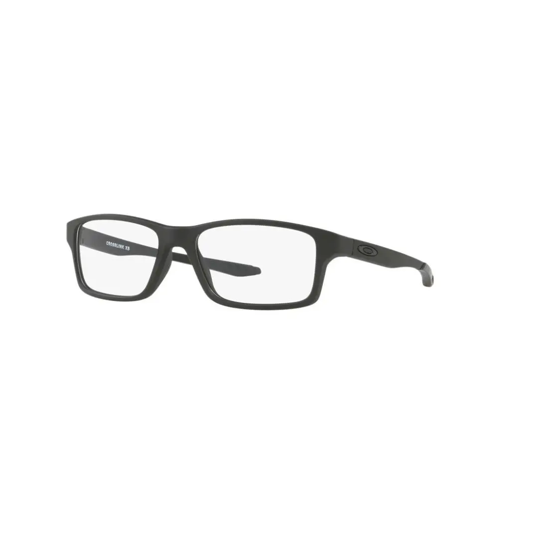 OY8002 01 Satin Black Youth Crosslink XS 51 mm Eyeglasses by Oakley