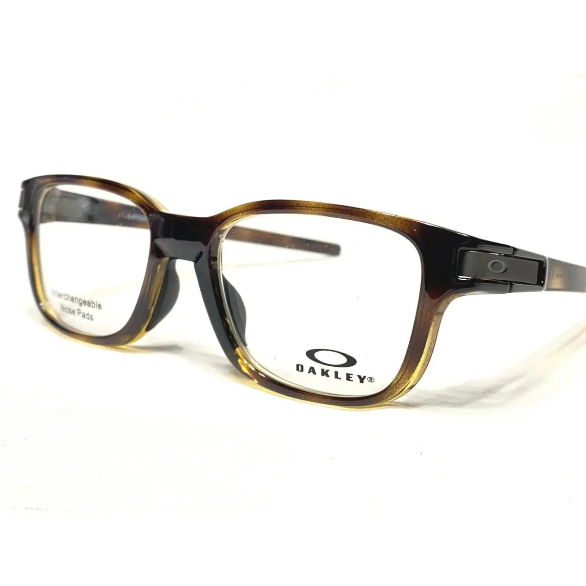 Latch SS OX8114-0250 Polished Brown Tortoise Eyeglasses Frames 50/17 by Oakley
