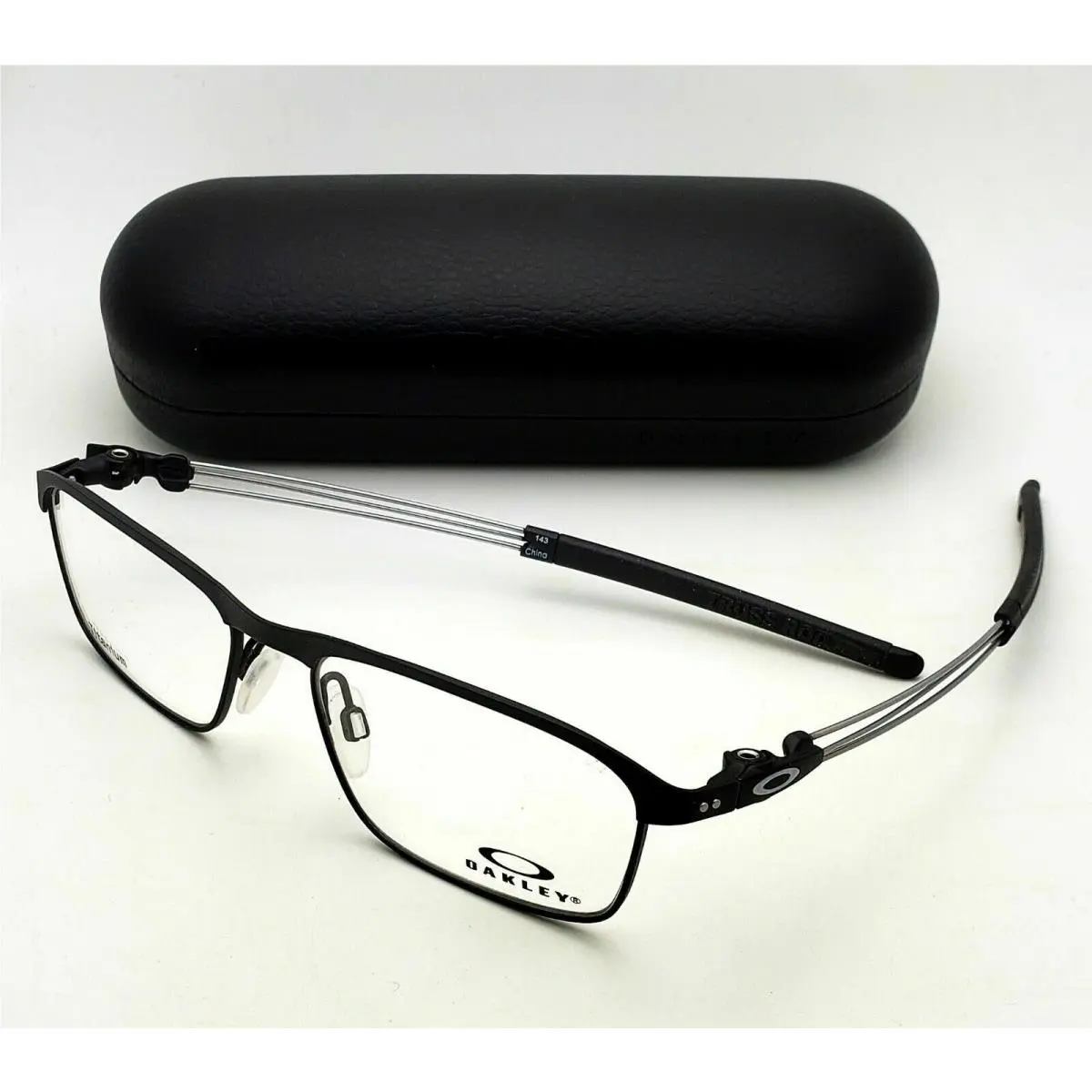 Titanium Eyeglasses Truss Rod OX 5124-0153 53-17 Satin Black Frames by Oakley