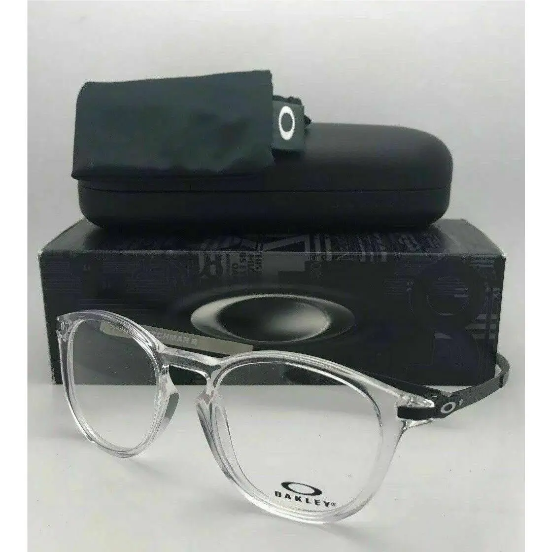 Oakley Rx-able Eyeglasses Pitchman R OX8105-0450 50-19 Clear Black Frames