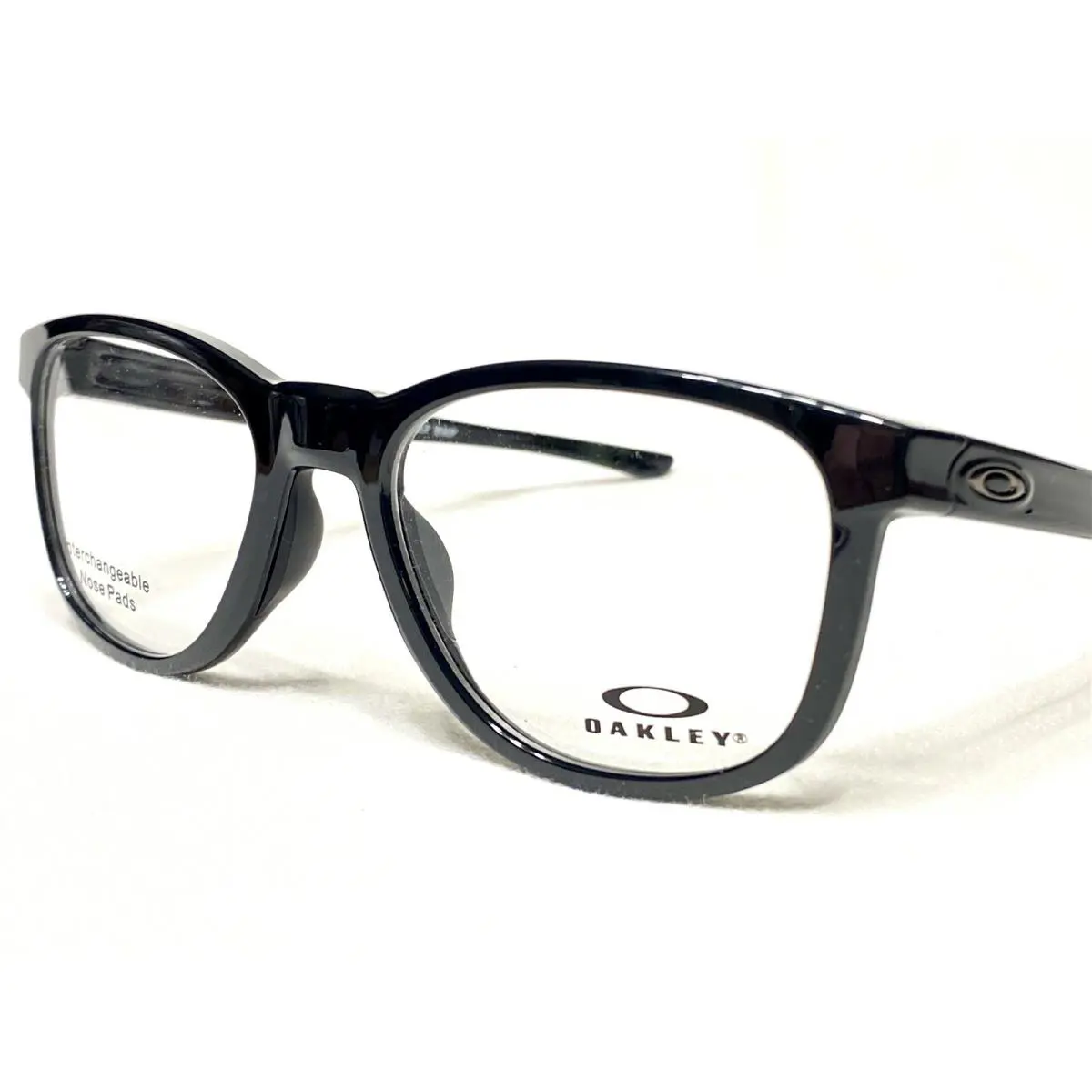 Oakley Cloverleaf Mnp OX8102-0252 Mens Polished Black Eyeglass Frames 52/18