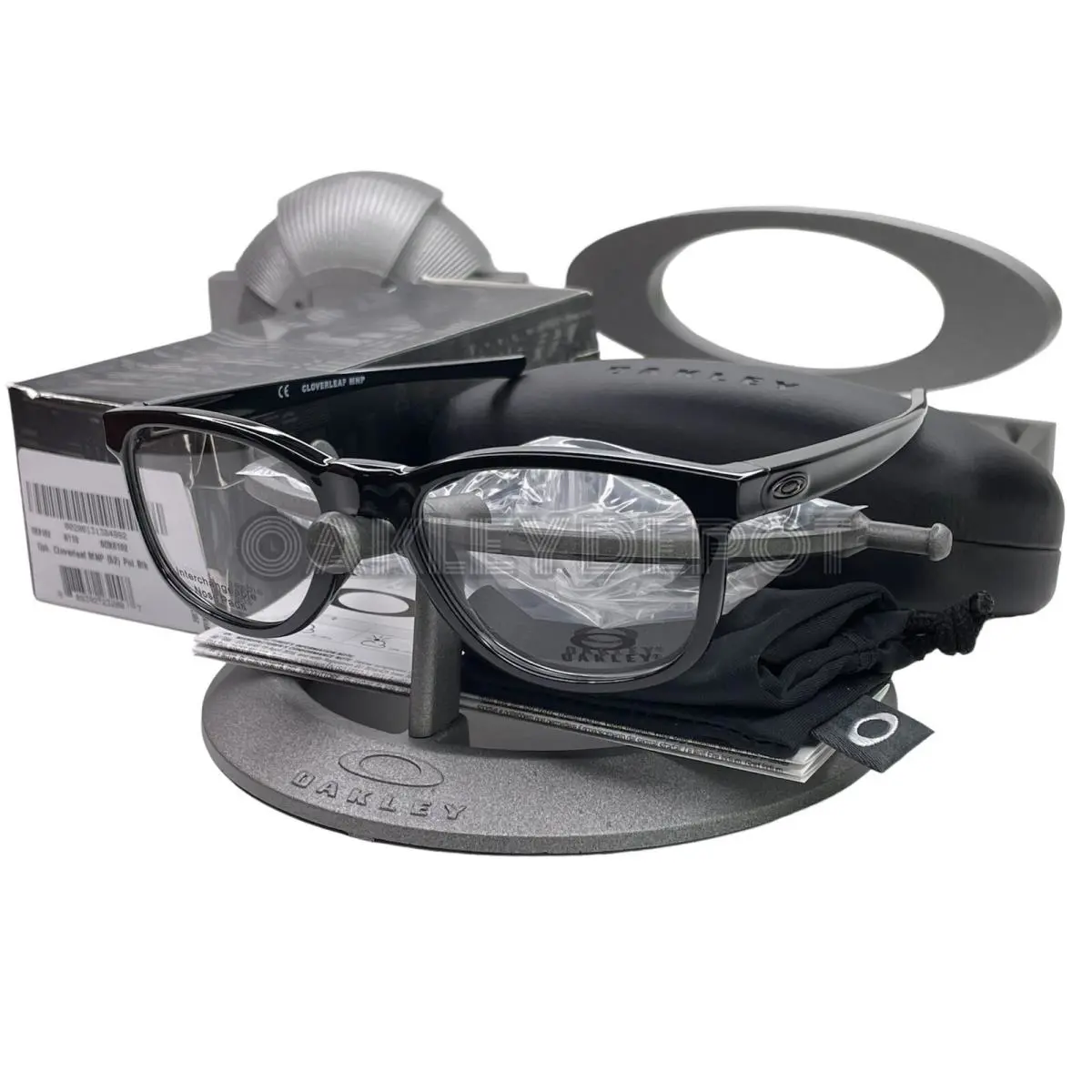 Cloverleaf Mnp 0X8102 Polished BLACK/52-18-135 Eyeglasses by Oakley