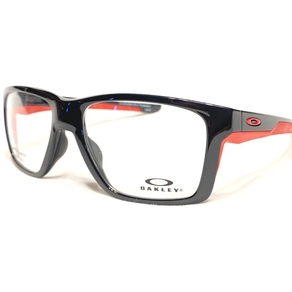 Oakley Mainlink OX8128-0256 Mens Polished Black Eyeglasses Frames 56/17 138