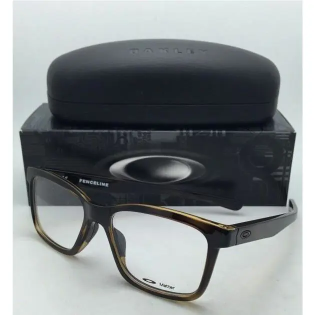Eyeglasses Fenceline OX8069-0253 53-16 Tortoise Frames W/case by Oakley