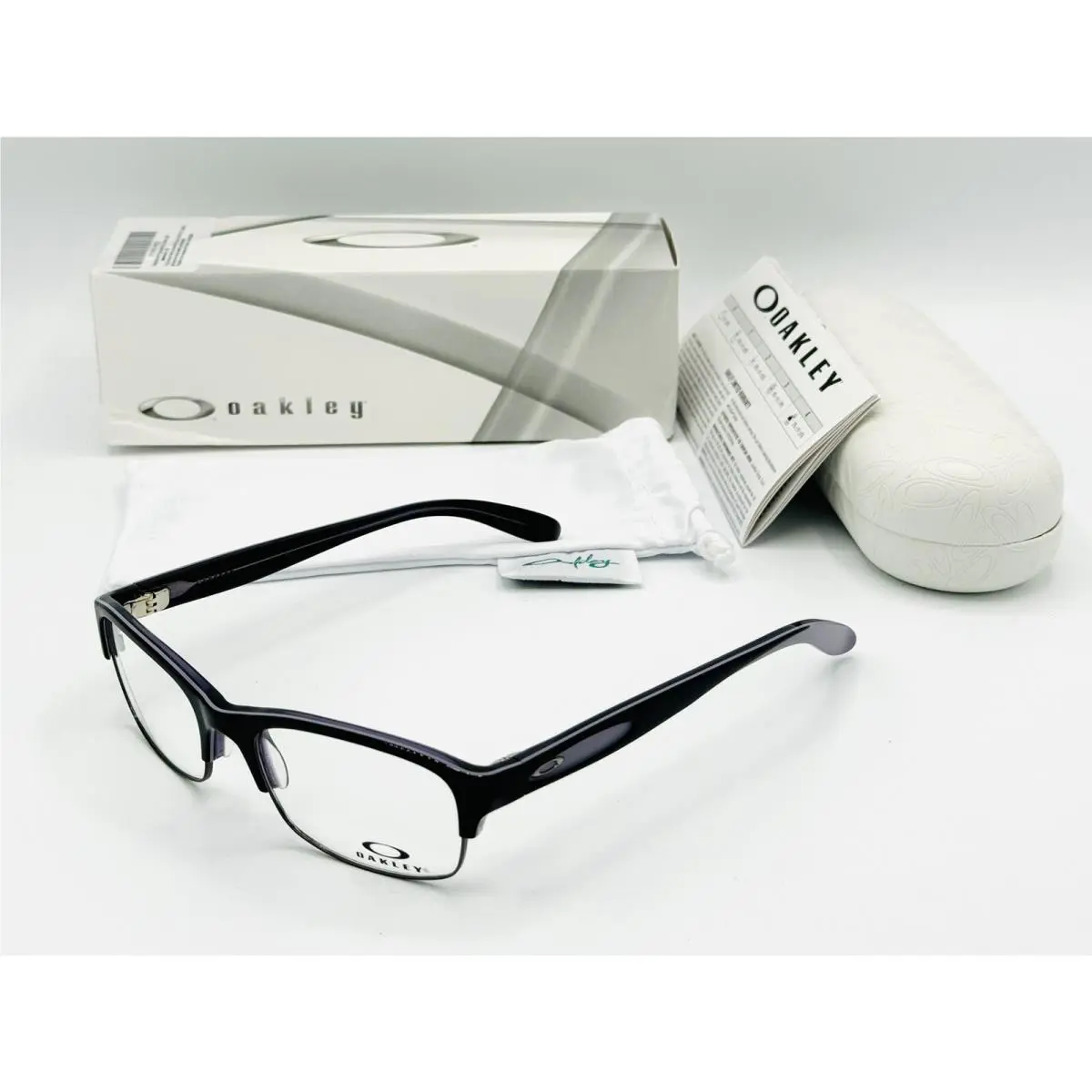 Oakley Womens OX1062 Eyeglasses Frame Irreverent Dusk Black Light Purple