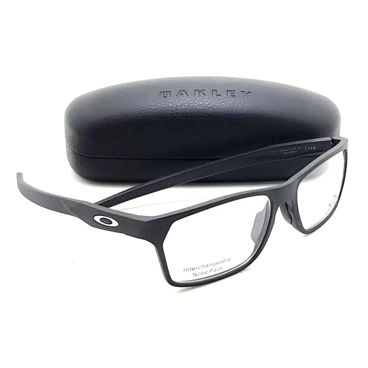 Hex Jector Eyeglasses OX8032-0155 55-17 141 Satin Matte Black Frames by Oakley