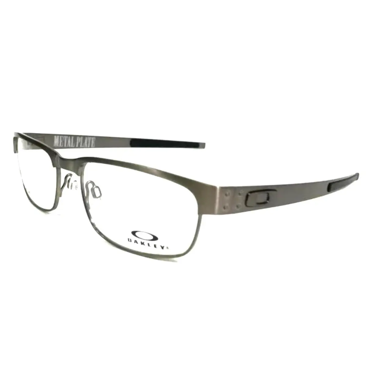 Titanium Eyeglasses Metal Plate OX5038-0655 55-18 Brushed Chrome Frames by Oakley