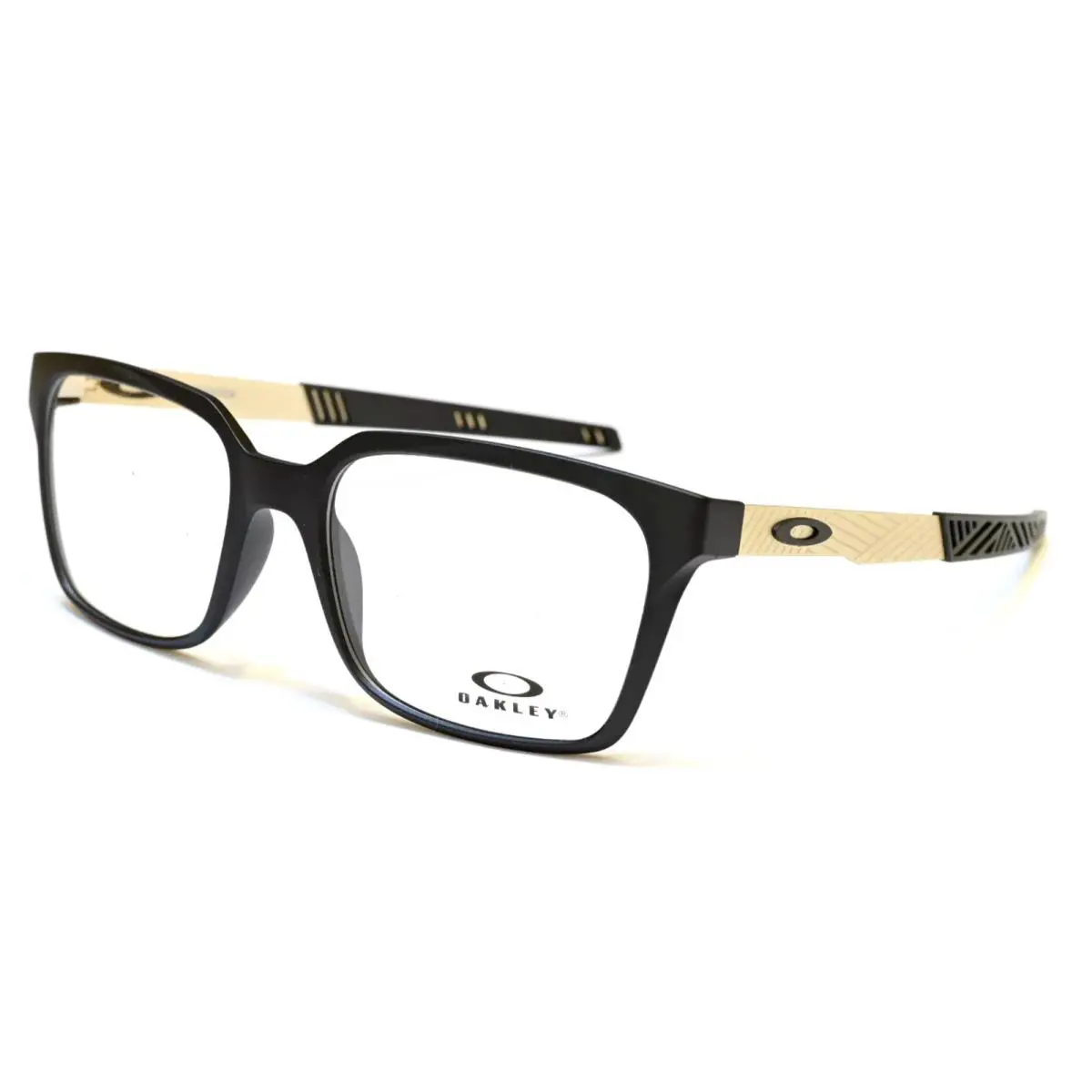 Eyeglasses Dehaven OX8054-0455 55-18 136 Matte Black Gold Frames by Oakley