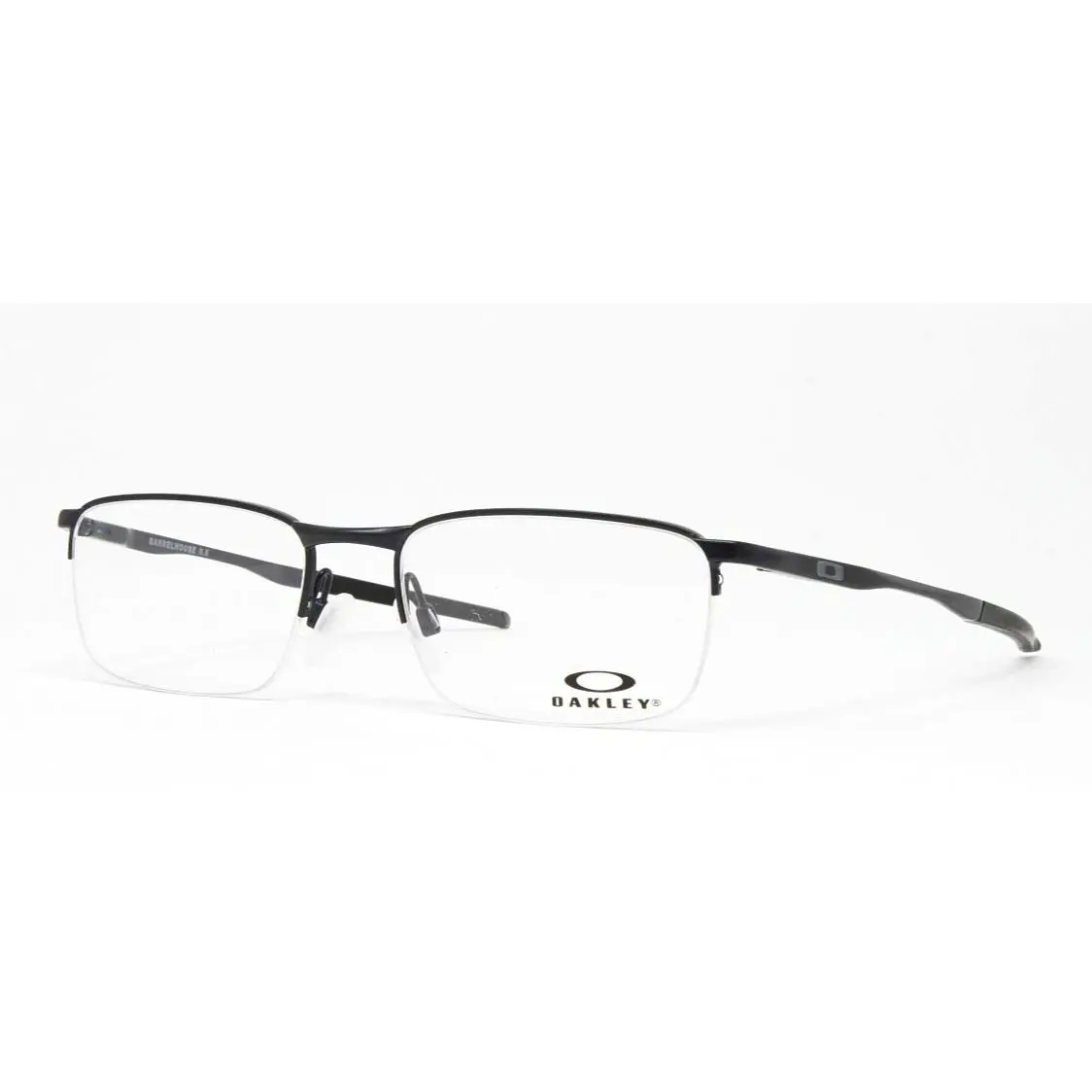 Oakley OX3174-04 Barrelhouse 0.5 Men`s Eyeglasses Half Rim Matte Midnight 53mm - Frame: Blue
