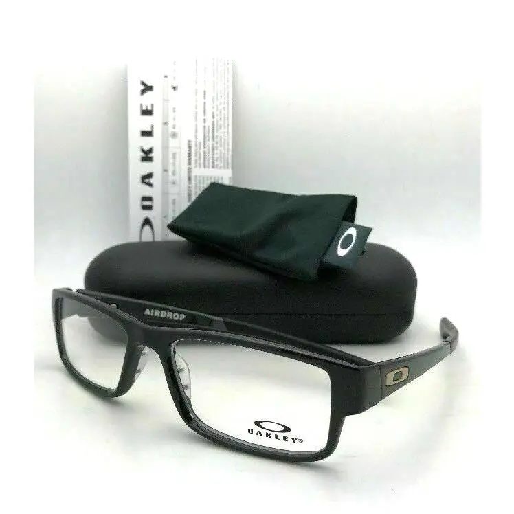 Eyeglasses Airdrop OX8046-0259 Xxl Large 59-18 148 Black Ink Frames by Oakley