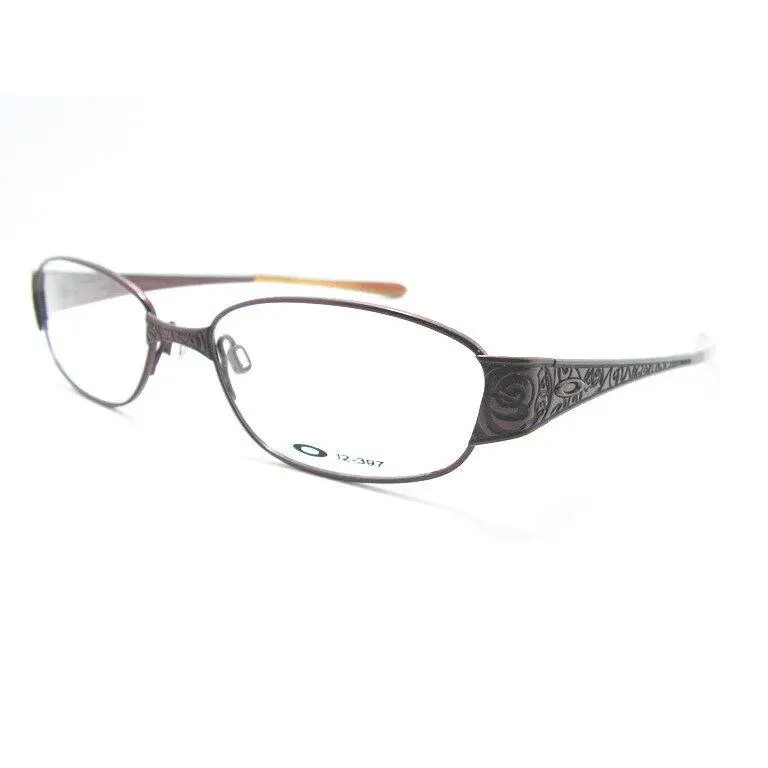Eyeglasses Poetic 2.0 12-397 Polished Brown Frame Titanium by Oakley