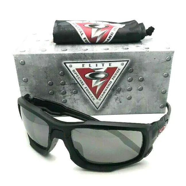Shocktube Matte Black Ballistic Grey Lens Sunglass 9329-01 by Oakley