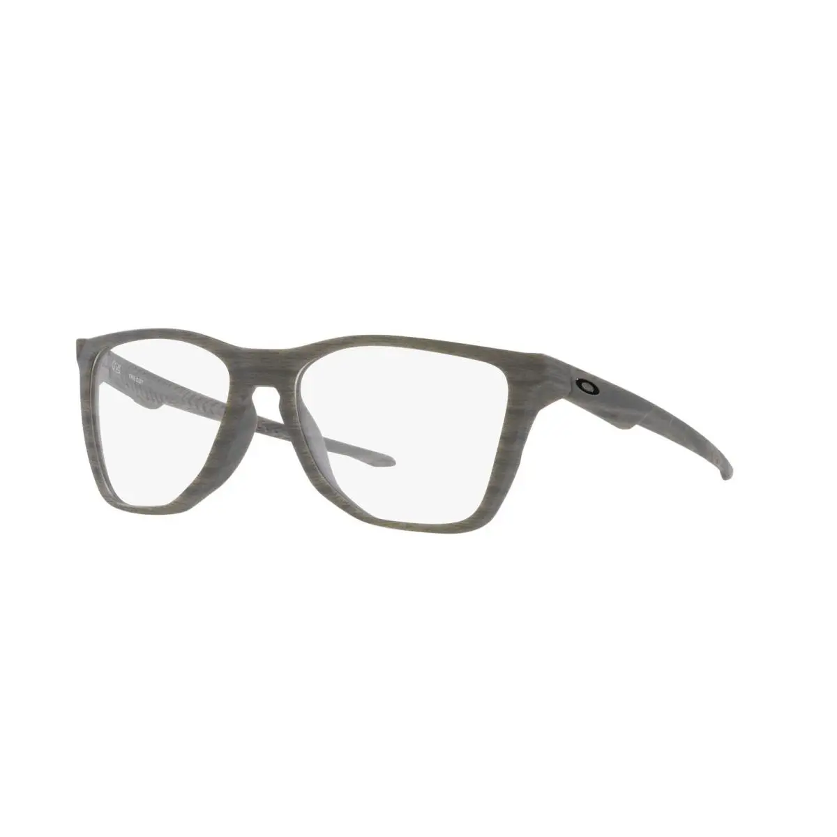 OX8058 0356 Satin Grey Woodgrain The Cut Eyeglasses 56/17/140 by Oakley