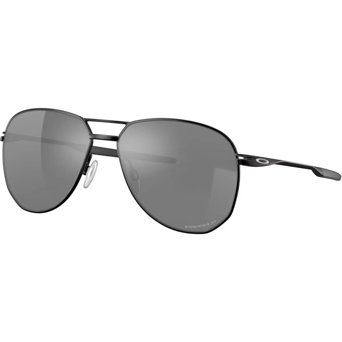 Adult Contrail Polarized Satin Black/prizm Black One Size Sunglasses by Oakley