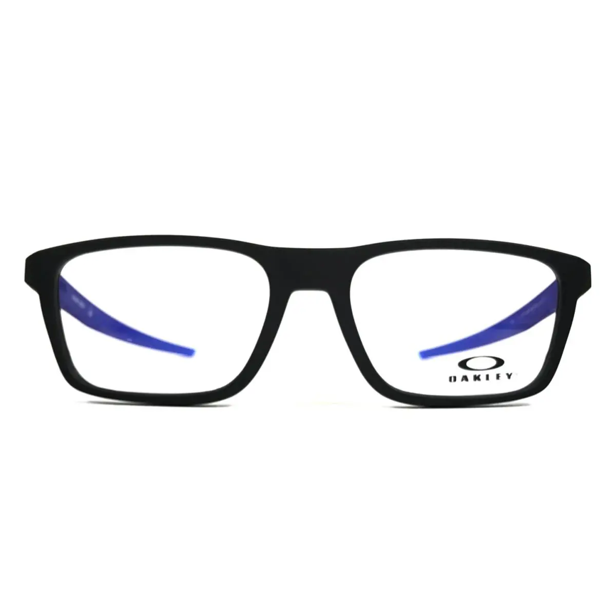 Eyeglasses Frame Port Bow OX8164-0853 Satin Black Blue Full Rim 53-17-141 by Oakley