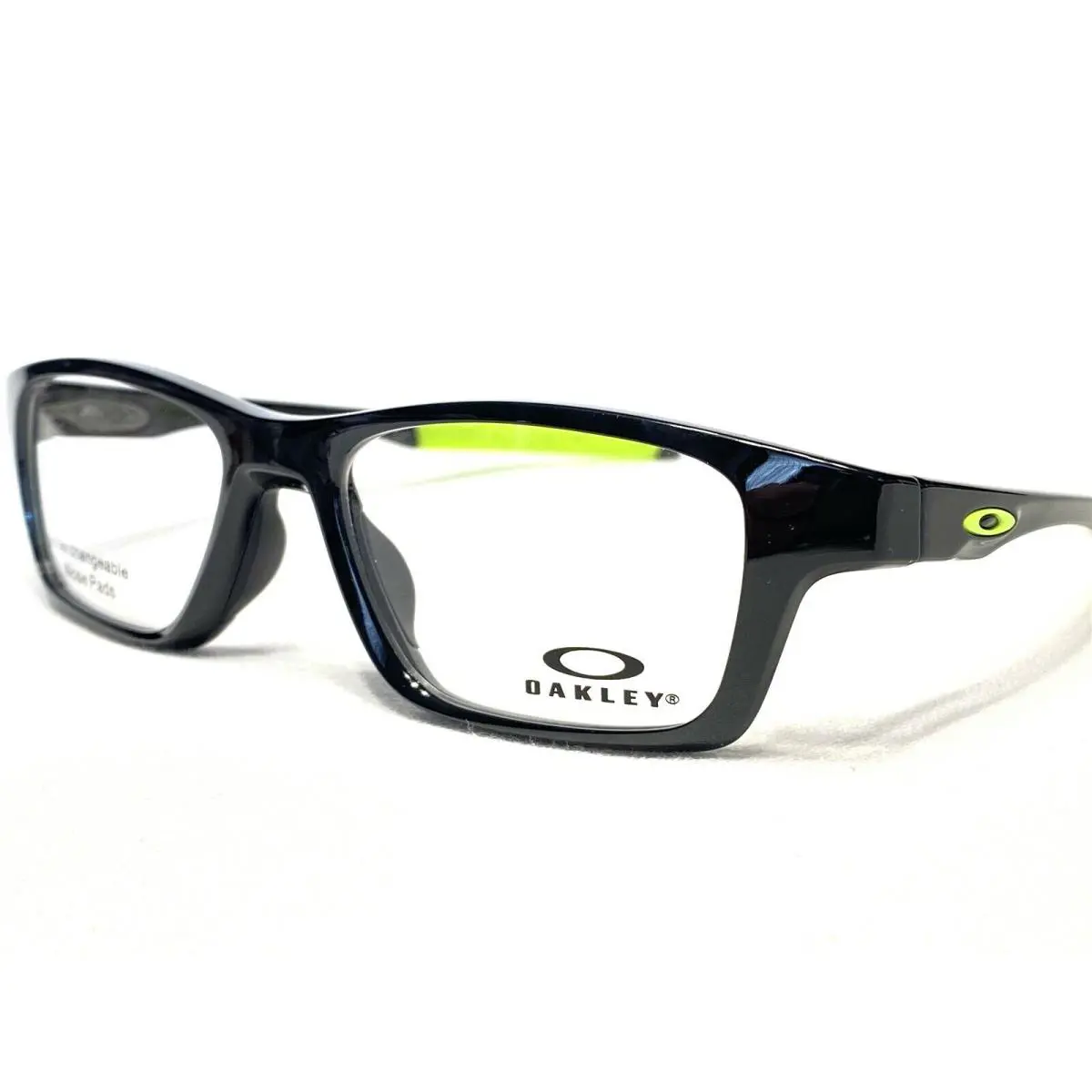 Crosslink High Pwr OX8117-0252 Polished Black Eyeglasses Frames 52/17 by Oakley