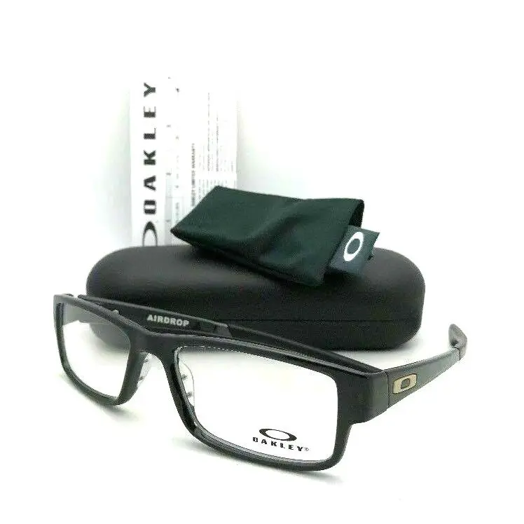 Eyeglasses Airdrop OX8046-0257 XL Large 57-18 143 Black Ink Frames by Oakley
