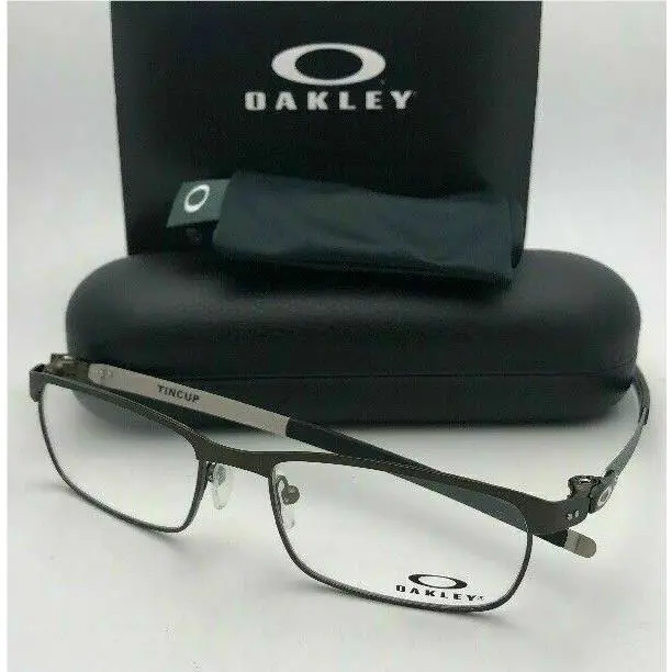 Oakley Eyeglasses Tincup OX3184-0252 52-17 135 Powder Pewter Silver Frames