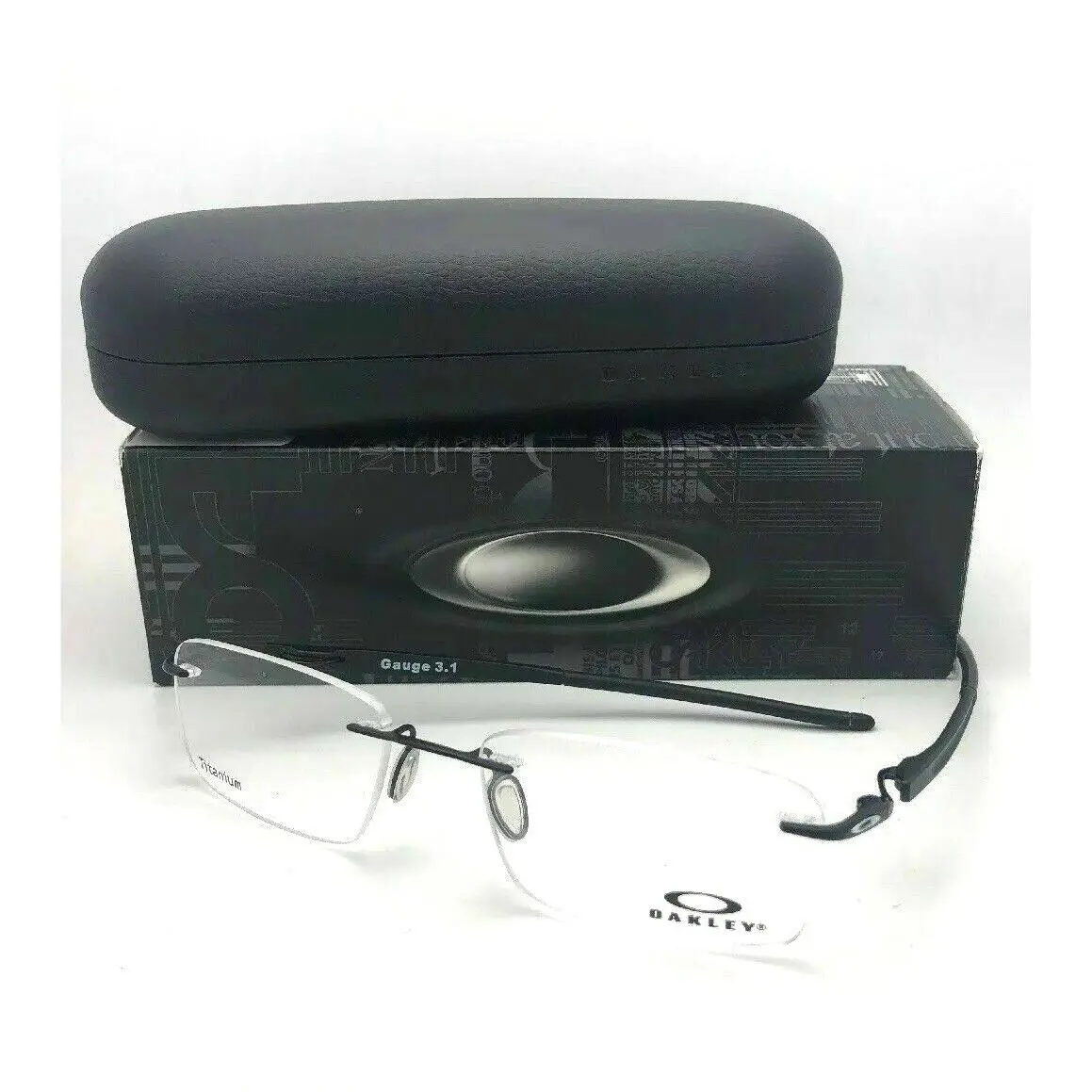 Oakley Eyeglasses Gauge 3.1 OX5126-0154 54-18 137 Matte Black Rimless Frames