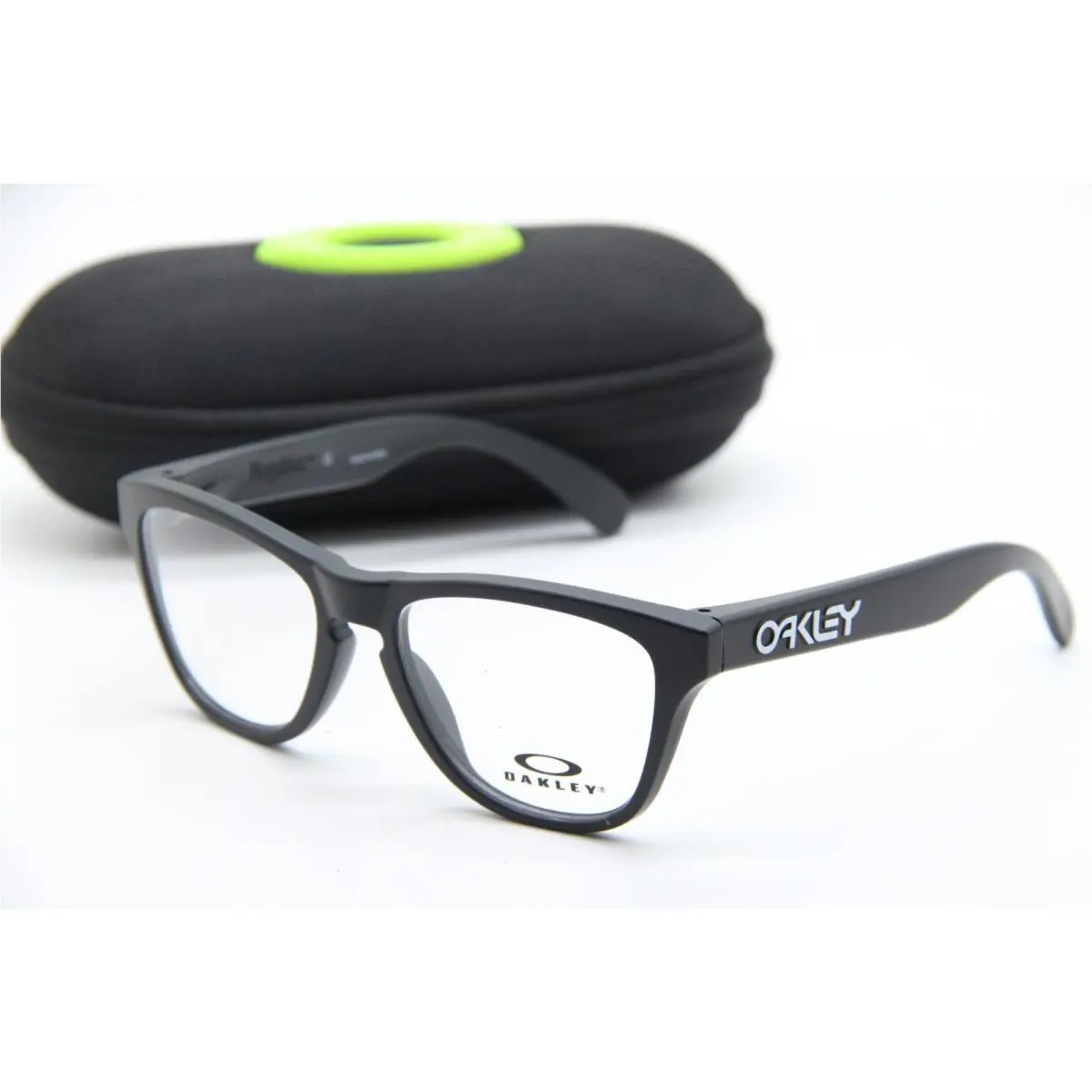 Oakley OY8009-0646 Satin Black Frogskins Eyeglasses 46-15