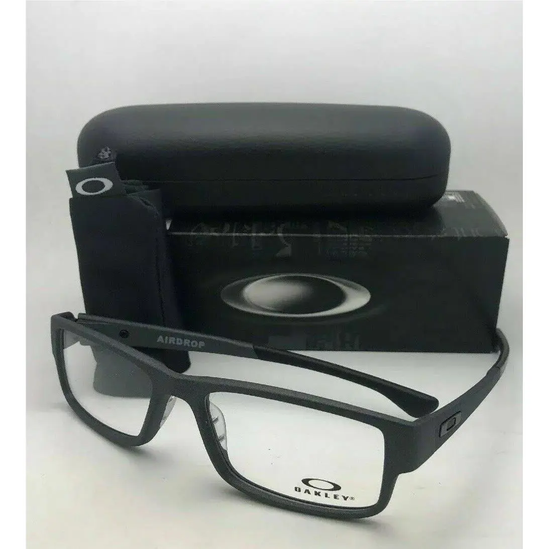 Oakley Eyeglasses Airdrop OX8046-1353 53-18 143 Satin Light Steel Frames