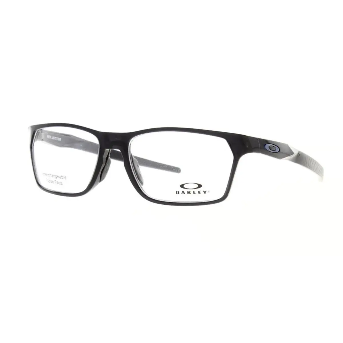 Hex Jector Eyeglasses OX8032-0457 57-17 141 Black Ink Black Frames by Oakley