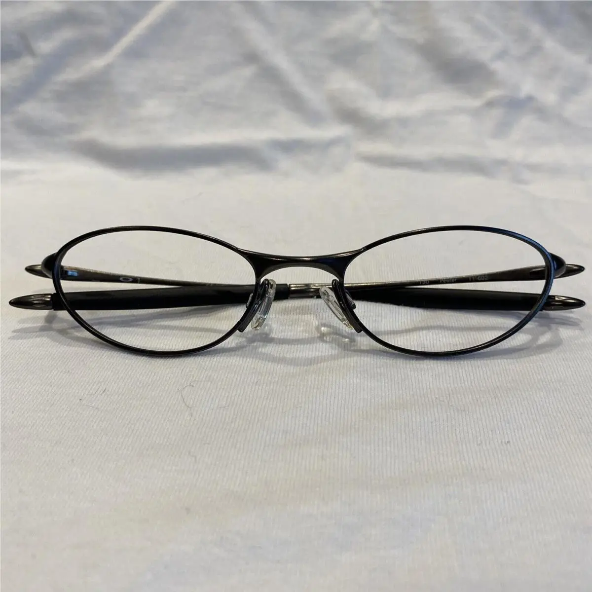 Vintage  Razor Wire O1 130 Pewter 11-602 48 19 Eyeglasses Frames Only by Oakley