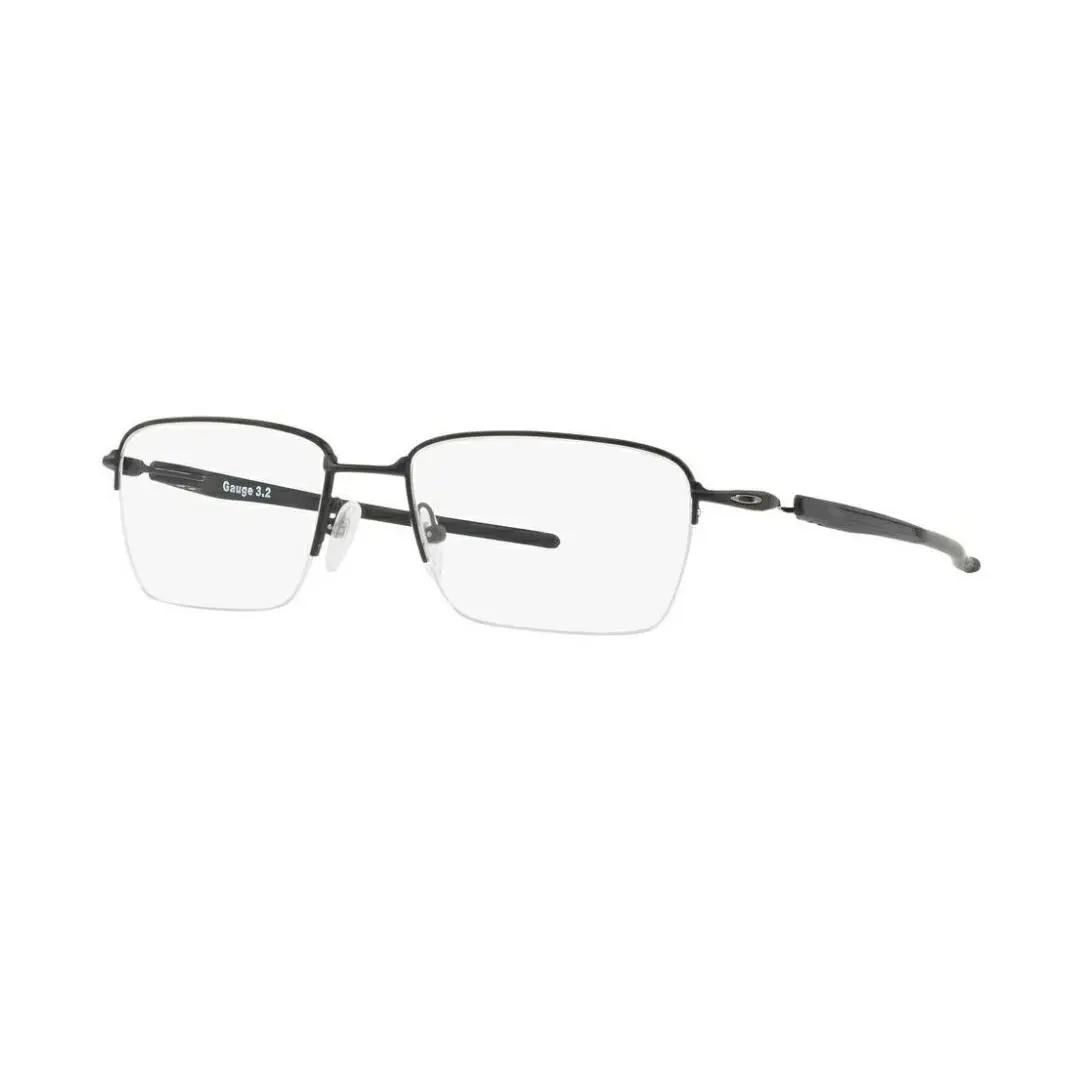 Oakley Gauge 3.2 Blade OX5128-01 Matte Black Half Rim Eyeglasses 54 mm Frames