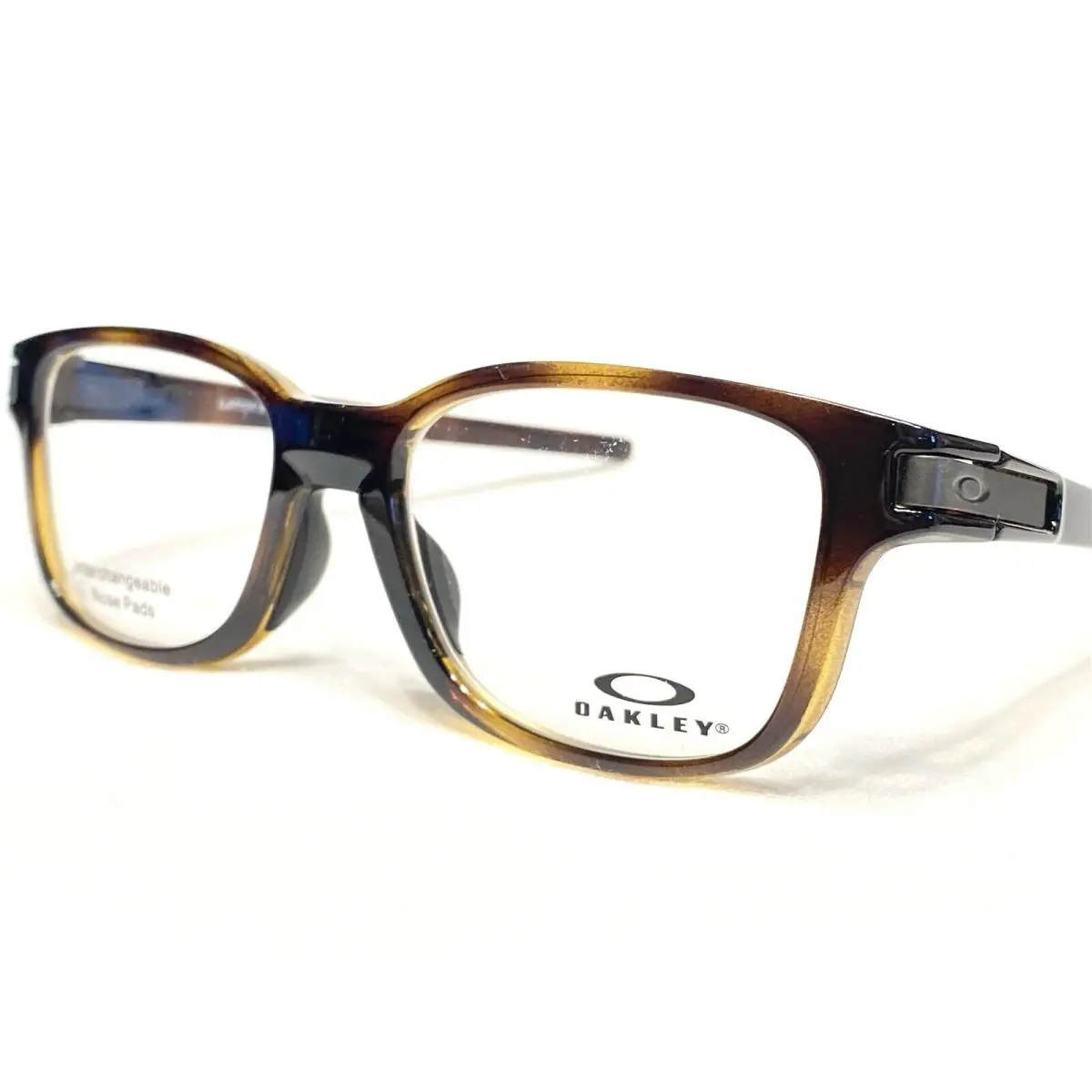 Latch SS OX8114-0252 Polished Brown Tortoise Eyeglasses Frames 52/17 by Oakley