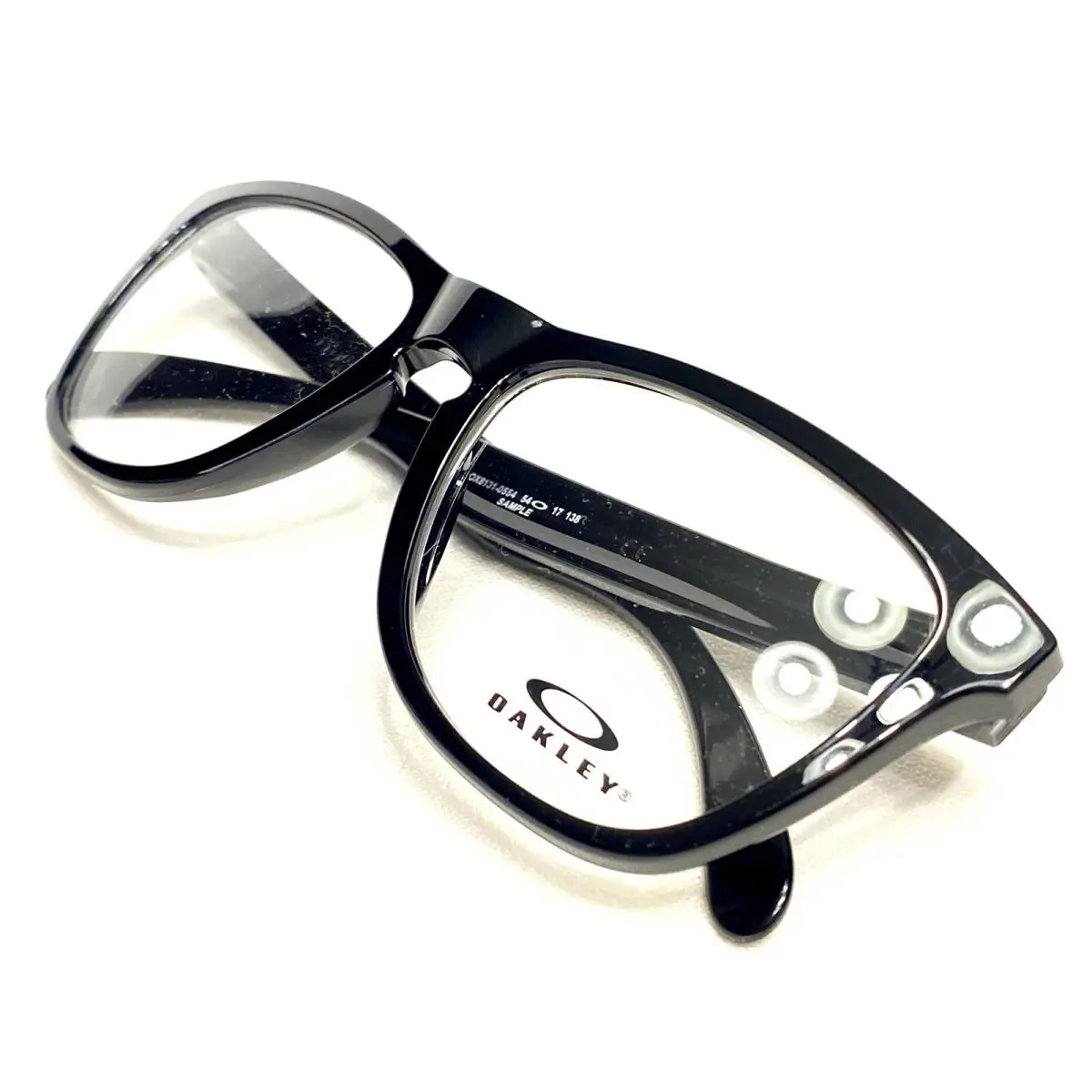 Oakley Frogskins OX8131-0554 Mens Gloss Black Sunglasses Eyeglass Frames 54