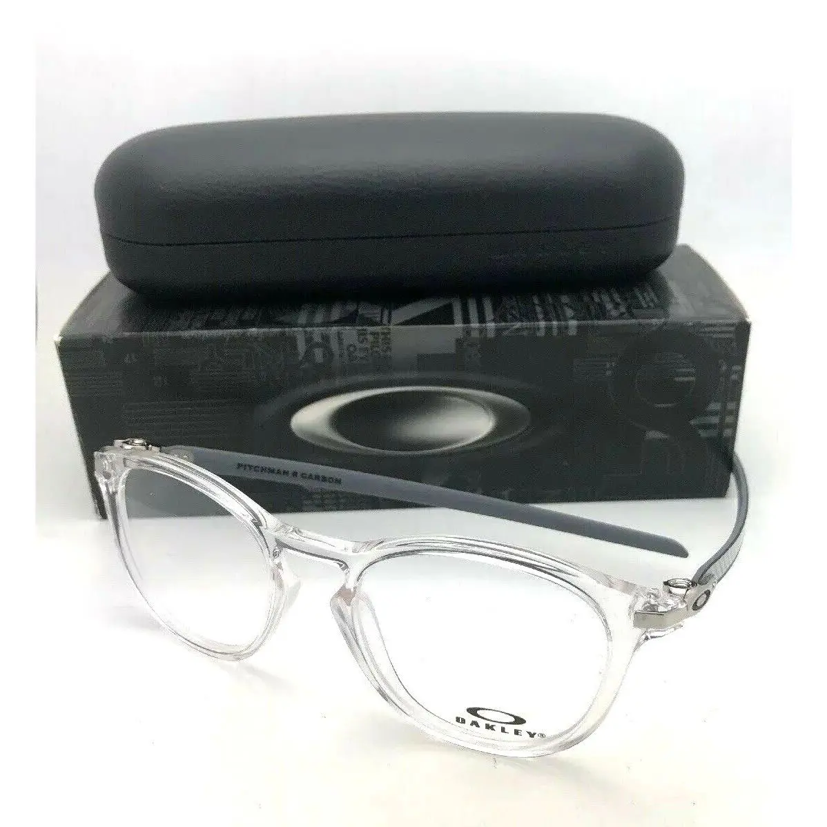 Eyeglasses Pitchman R Carbon OX8149-0350 50-19 Clear Carbon Fiber Frame by Oakley