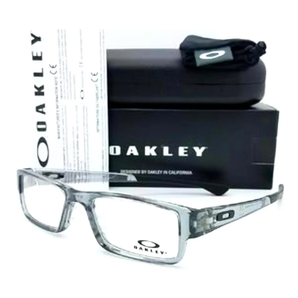 Eyeglasses Airdrop OX8046-0353 Large 53-18 143 Grey Shadow Frames by Oakley