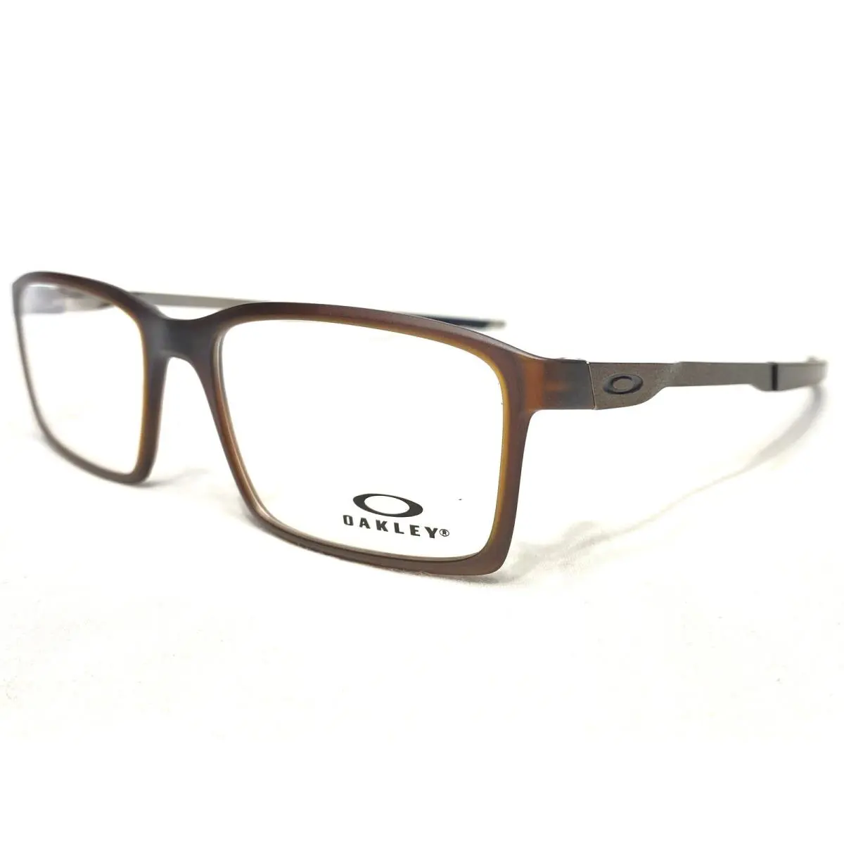 Oakley Steel Line S OX8097-0454 Mens Dark Amber Eyeglasses Frames 54/17 140