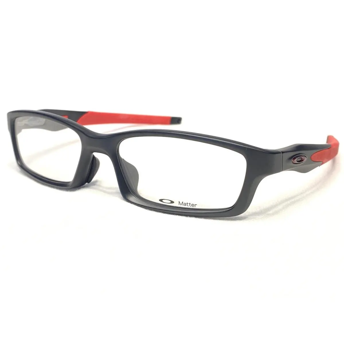 Oakley Crosslink OX8029-0856 Mens Satin Black Red Eyeglasses Frames 56/17
