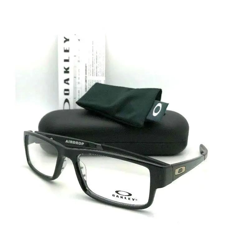 Eyeglasses Airdrop OX8046-0255 55-18 143 Black Ink Large Frames by Oakley