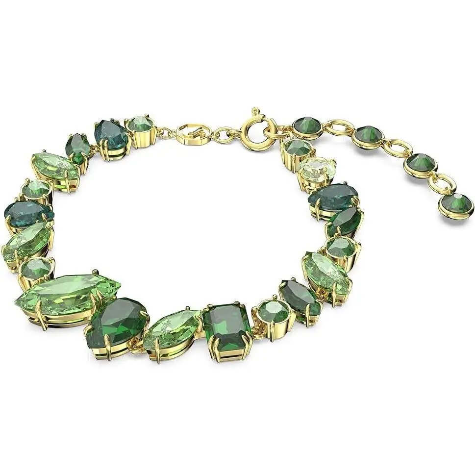 Swarovski Crystals Gema Bracelet Mixed Cuts Green 5652822