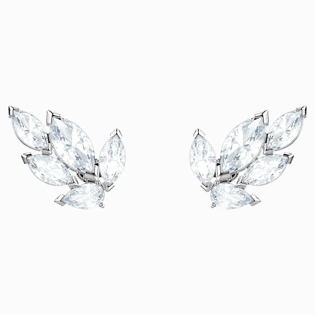 Swarovski Crystal Jewelry Louison Stud Pierced Earrings White Rhodium -5646728
